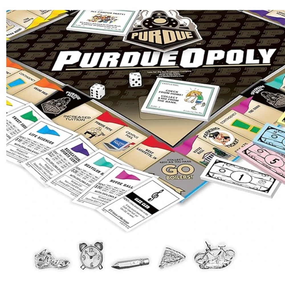 🤍Purdue University Themed Monopoly Board Game “PurdueOpoly”, NWT - Picture 4 of 5